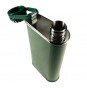 Stanley Classic Pocket Flask/Hip Flask in Hammertone Green for Spirits 0.23L/8oz